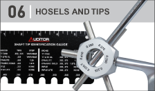 Quality control gauges for shafts and hosels